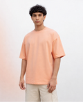 Drop Shoulder T-Shirt – Apricot