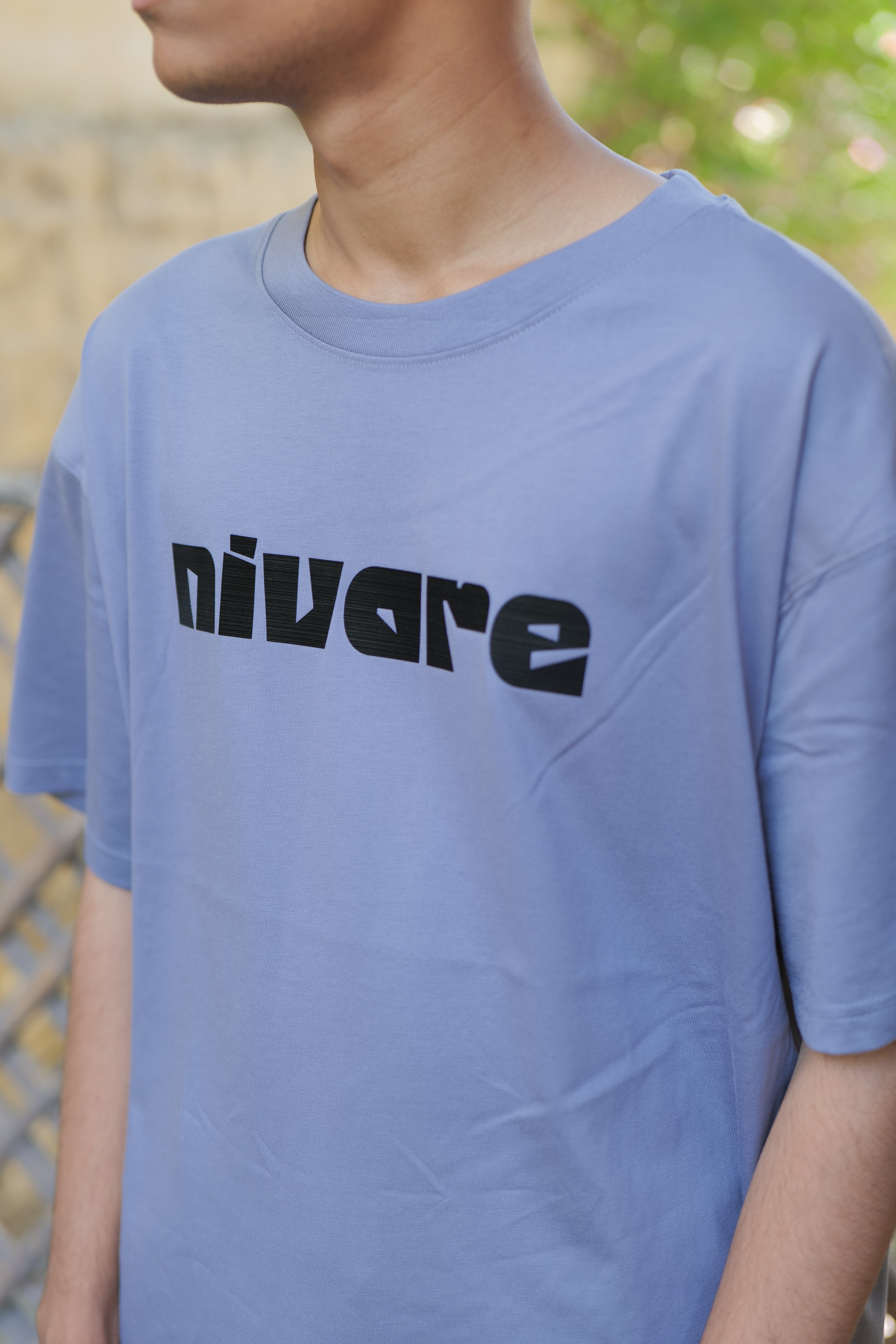 Daisy Drop Shoulder T-Shirt – Charcoal Gray